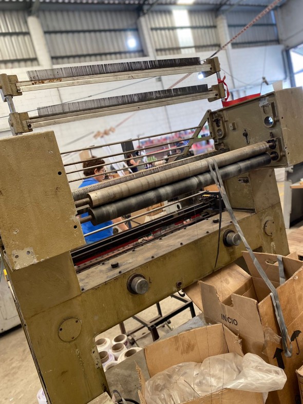 TEAR CHOCHET  PARA FABRICAR ELASTICO OU FITAS RIGIDAS 